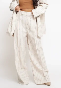 Pantalone Riga Glitter - Avorio