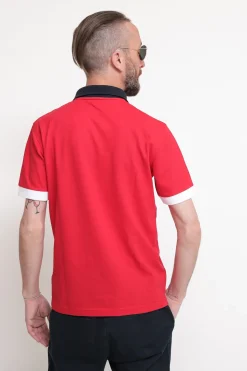 Polo 3 Color Way El - Rosso Fuoco