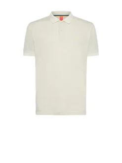 Polo Linen Solid S/s - Bianco Panna