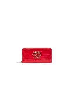Portafoglio Pu Croco - Rosso