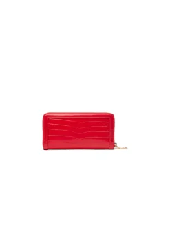Portafoglio Pu Croco - Rosso