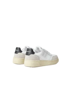 Sneakers Basket Bassa In Action Leather Ed Inserti In Suede Logo Dietro - Nero