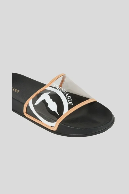 Snk Slipper Flat Rubber - black