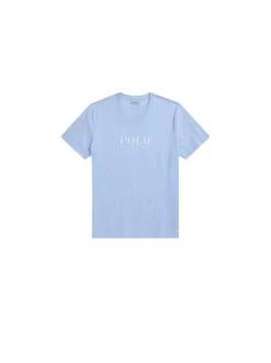S/s Crew Sleep Top - Office Blue