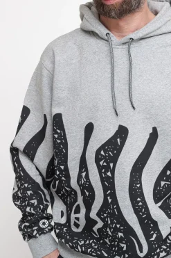Stamp Hoodie - Light Grey