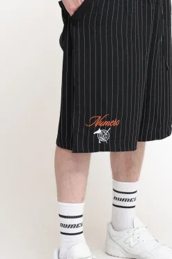 Striped Short - Black