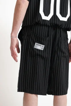 Striped Short - Black