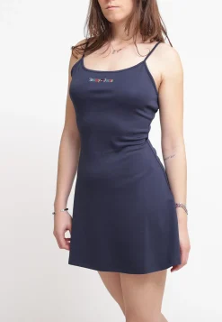 Tjw Color Serif Flare Dress - Twlight Navy