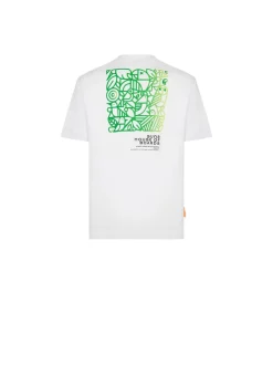 T-Shirt Uomo Suns Paolo Planet - White
